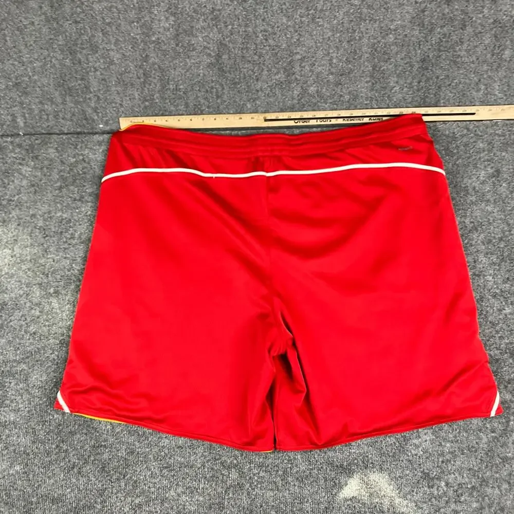Nike Team Iowa State Shorts Men XXL Red Athletic Mesh NCAA Basketball Reversable